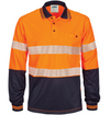 Hi Vis Segment Taped Micromesh Polo - LS