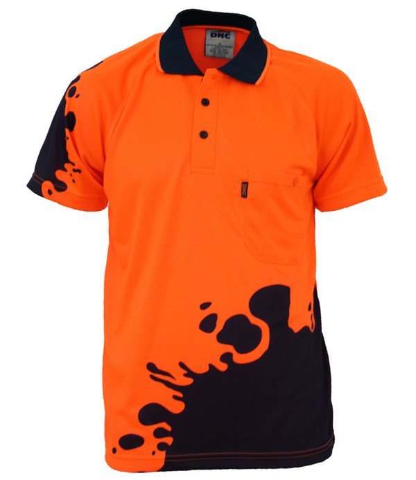 Hi Vis Sublimated Blot Polo