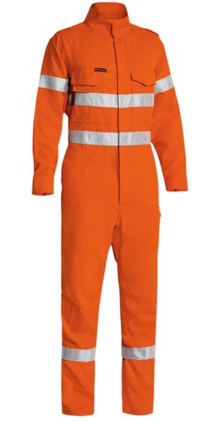 Tencate Tecasafe Plus 580 Taped Hi Vis Lightweight Flame Resistant Non Vented Engineered Coverall