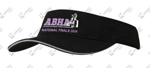 ABHA National Finals 2024 Visor Blk/Wht