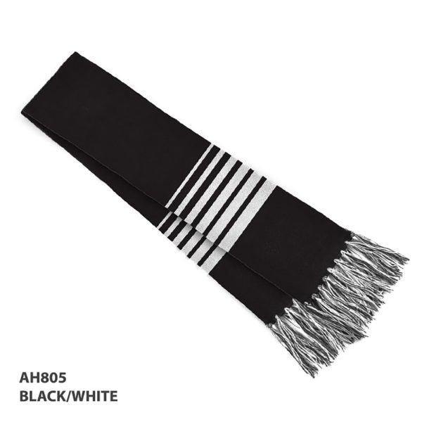 Acrylic Striped Scarf