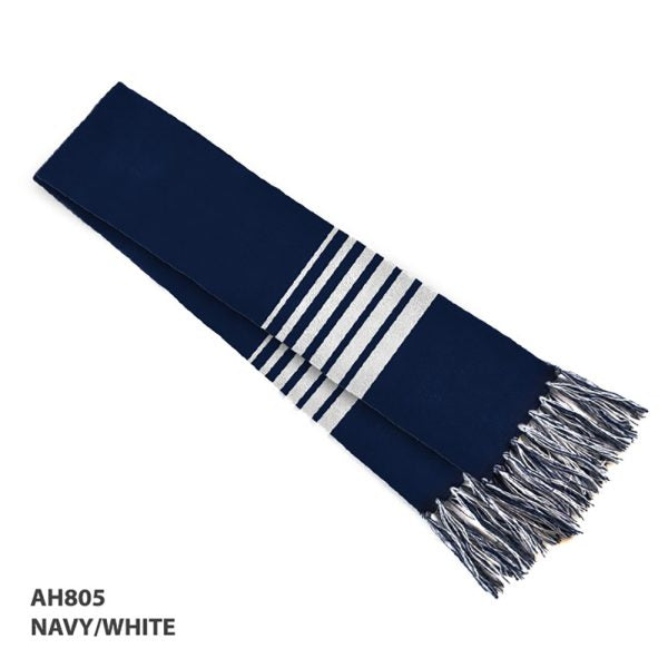 Acrylic Striped Scarf