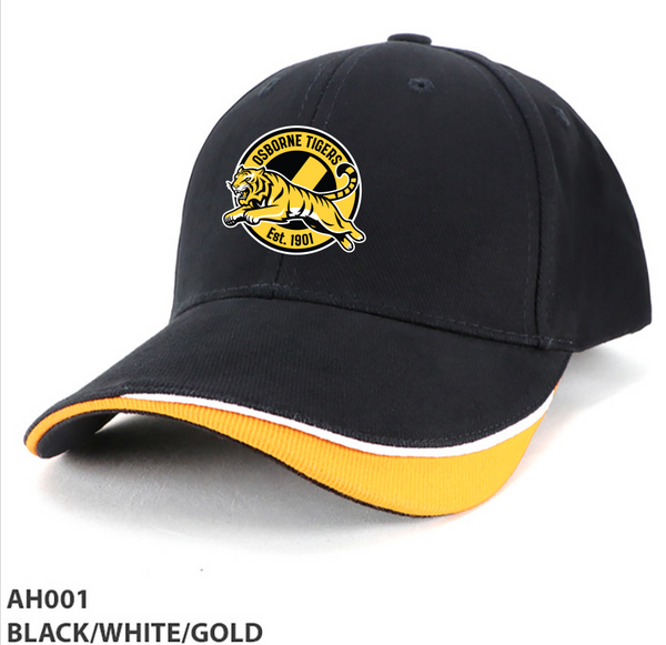 Osborne FNC Cap - Black/White/Gold