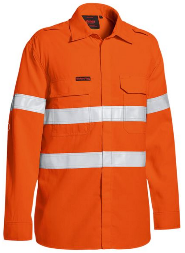 Tencate Tecasafe Plus 480 Taped Hi Vis Lightweight Flame Resistant Vented Shirt