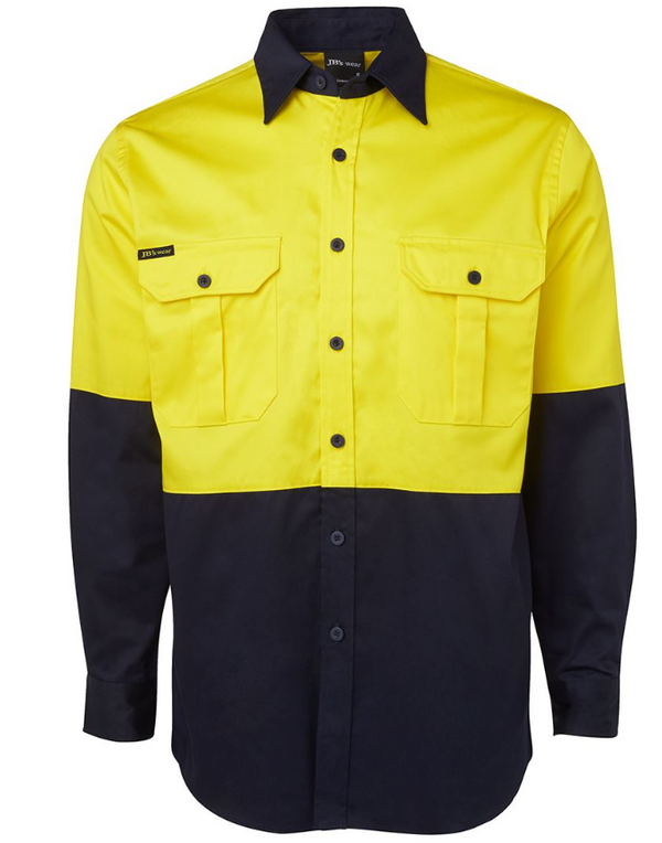 Hi Vis Long Sleeve 190g Shirt