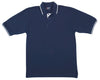 Mens Single Stripe Trim Polo Shirt