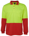 Hi Vis Traditional Long Sleeve Polo