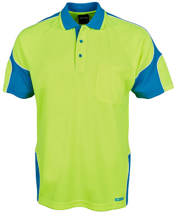 Hi Vis S/S Arm Panel Polo