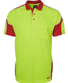 Hi Vis S/S Arm Panel Polo