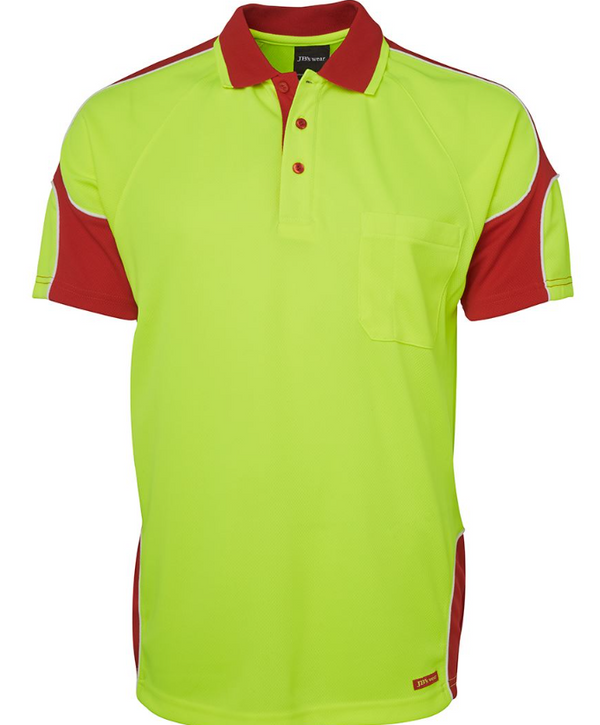 Hi Vis S/S Arm Panel Polo