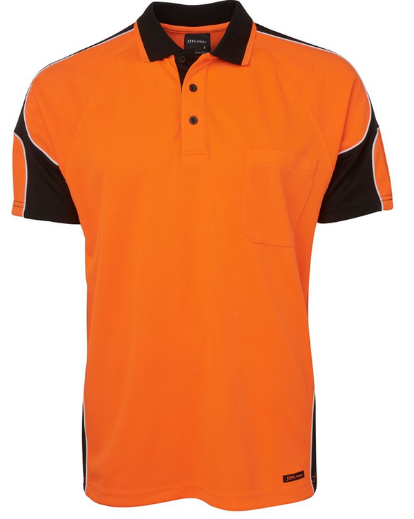 Hi Vis S/S Arm Panel Polo