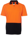 Hi Vis Short Sleeve Non Button Polo